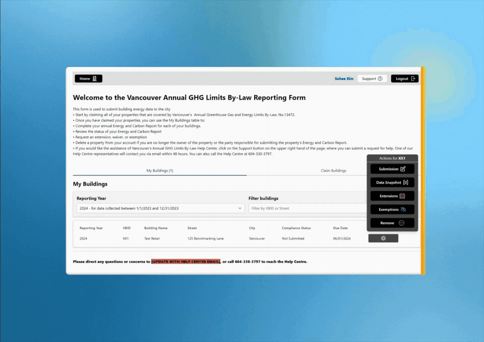 Vancouver Annual GHG Limits By-law Reporting Form