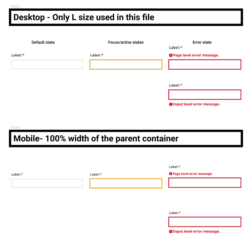 Input fields — after